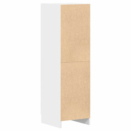 Köksskåp vit 38x41,5x131,5 cm konstruerat trä