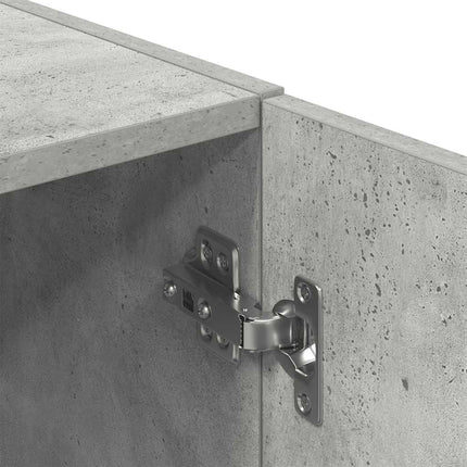 Köksskåp betonggrå 38x41,5x131,5 cm konstruerat trä