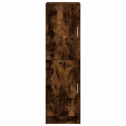 Köksskåp rökfärgad ek 38x41,5x131,5 cm konstruerat trä