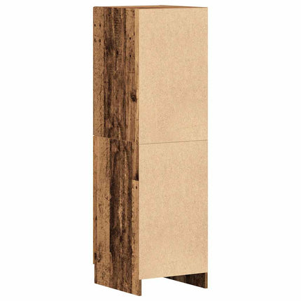 Köksskåp åldrat trä 38x41,5x131,5 cm konstruerat trä