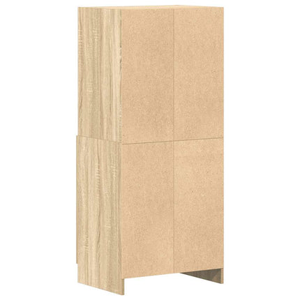 Köksskåp sonoma-ek 57x41,5x131,5 cm konstruerat trä