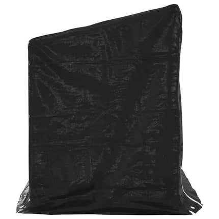Vedställ med regnskydd 200,5x80,5x110,5 cm galvaniserat stål