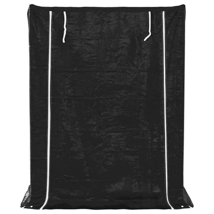 Vedställ med regnskydd 150x80x200 cm galvaniserat stål
