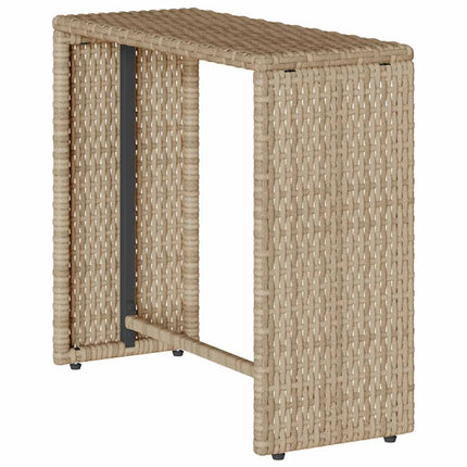 Soffgrupp för trädgården, 5 delar med kuddar, stapelbar beige