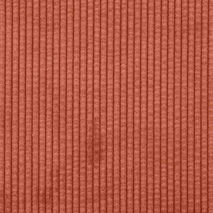 Modulär soffa armstödsändmodul med dynor röd orange 100 cm