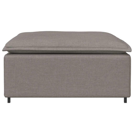 Modulär soffa fotpall taupe 100x100x48 cm