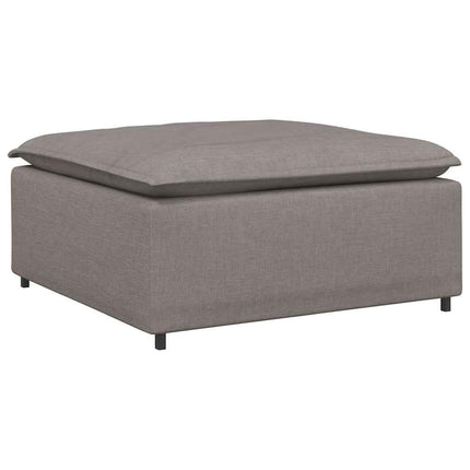 Modulär soffa fotpall taupe 100x100x48 cm