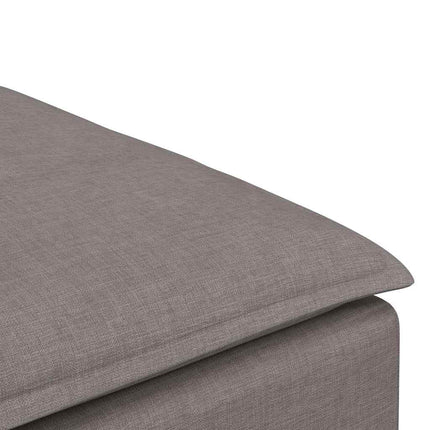 Modulär soffa fotpall taupe 100x100x48 cm