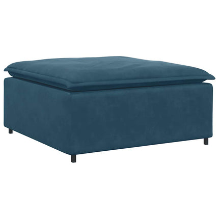 Modulsoffa fotpallsmodul blå 100x100x48 cm