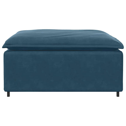 Modulsoffa fotpallsmodul blå 100x100x48 cm