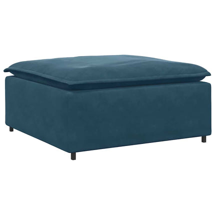 Modulsoffa fotpallsmodul blå 100x100x48 cm