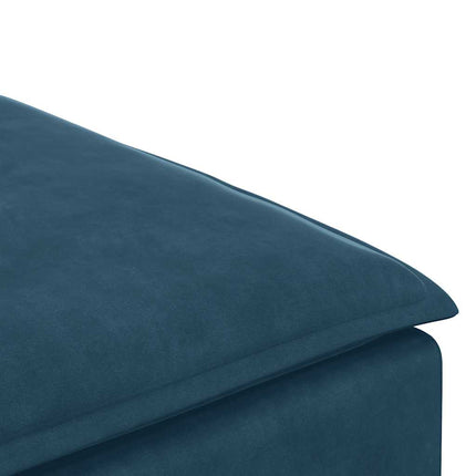 Modulsoffa fotpallsmodul blå 100x100x48 cm