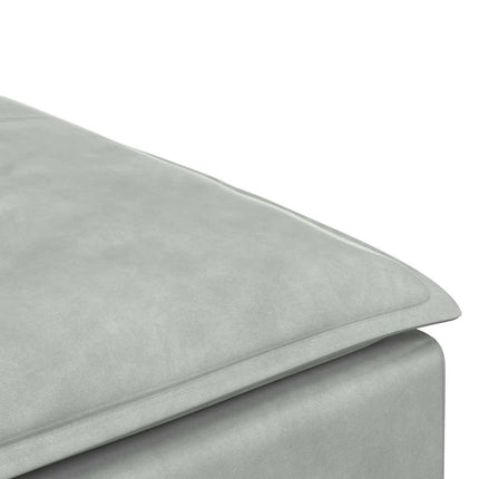 Modulsoffa fotpallsmodul ljusgrå 100x100x48 cm