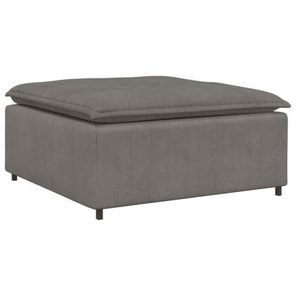 Modulsoffa fotpallsmodul ljusgrå 100x100x48 cm