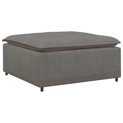 Modulsoffa fotpallsmodul ljusgrå 100x100x48 cm