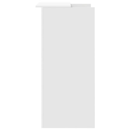 Receptionsdisk vit 55x50x103,5 cm konstruerat trä