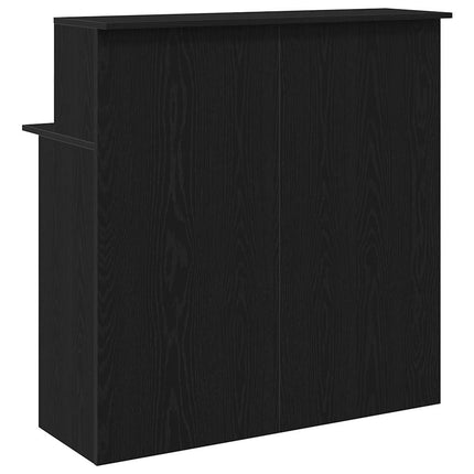 Receptionsdisk svart 100x50x103,5 cm konstruerat trä