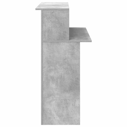 Receptionsdisk betonggrå 100x50x103,5 cm konstruerat trä