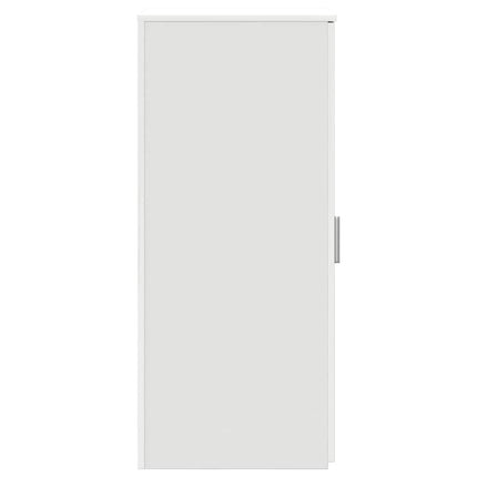 Förvaringsskåp vit 40x45x103,5 cm konstruerat trä