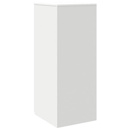 Förvaringsskåp vit 40x45x103,5 cm konstruerat trä