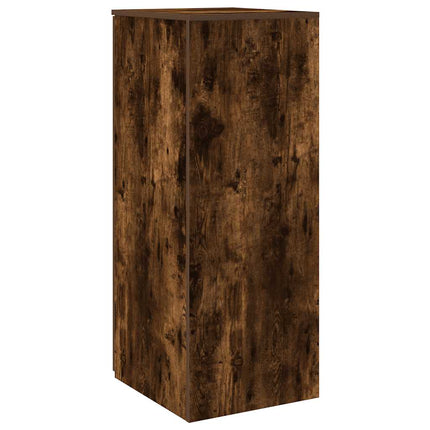 Förvaringsskåp rökfärgad ek 40x45x103,5 cm konstruerat trä