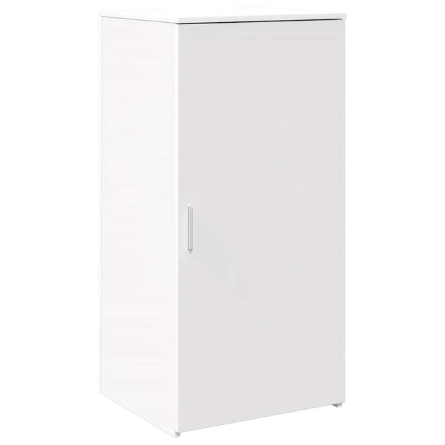 Förvaringsskåp vit 50x45x103,5 cm konstruerat trä