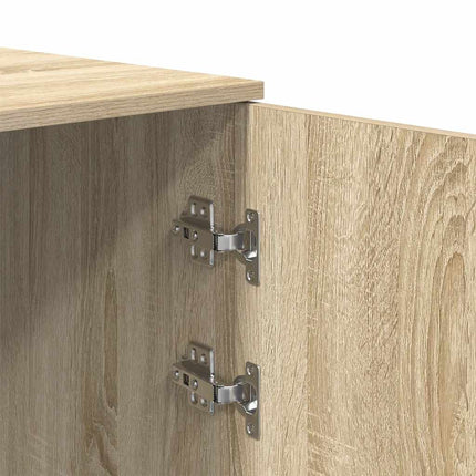 Förvaringsskåp sonoma ek 50x45x103,5 cm konstruerat trä