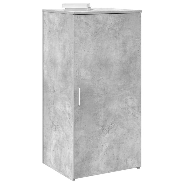 Förvaringsskåp betonggrå 50x45x103,5 cm konstruerat trä