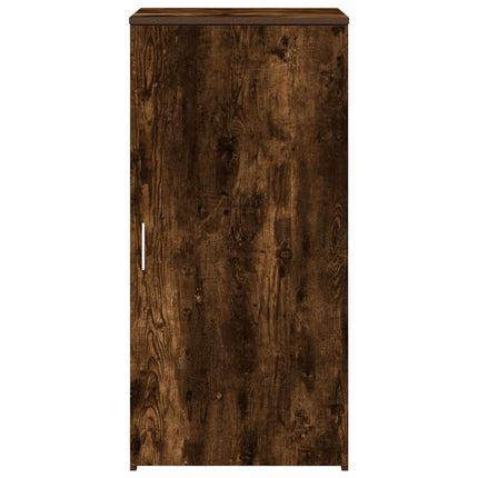 Förvaringsskåp rökfärgad ek 50x45x103,5 cm konstruerat trä