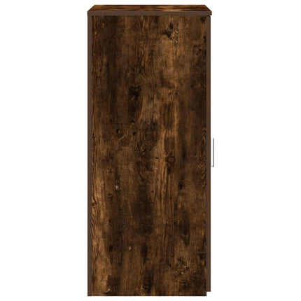 Förvaringsskåp rökfärgad ek 50x45x103,5 cm konstruerat trä