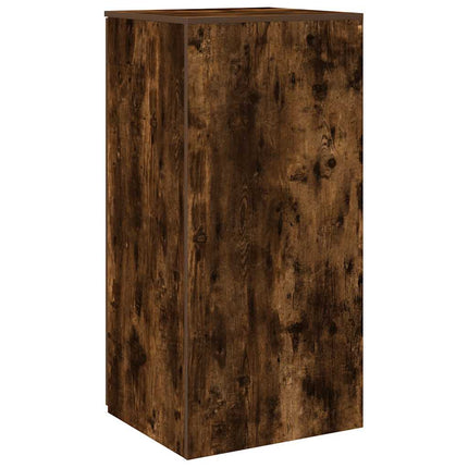 Förvaringsskåp rökfärgad ek 50x45x103,5 cm konstruerat trä