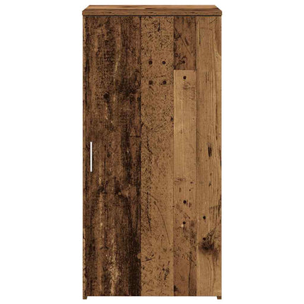 Förvaringsskåp åldrat trä 50x45x103,5 cm konstruerat trä