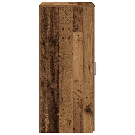 Förvaringsskåp åldrat trä 50x45x103,5 cm konstruerat trä