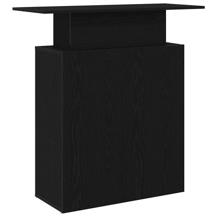 Receptionsdisk svart 100x40x104 cm konstruerat trä