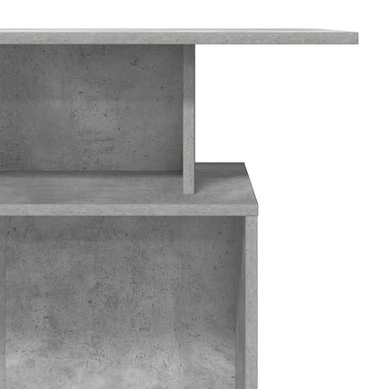 Receptionsdisk betonggrå 100x40x104 cm konstruerat trä