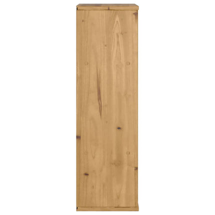 Sidoskåp med lådor "ODDA" 40x24x79 cm massivt trä furu