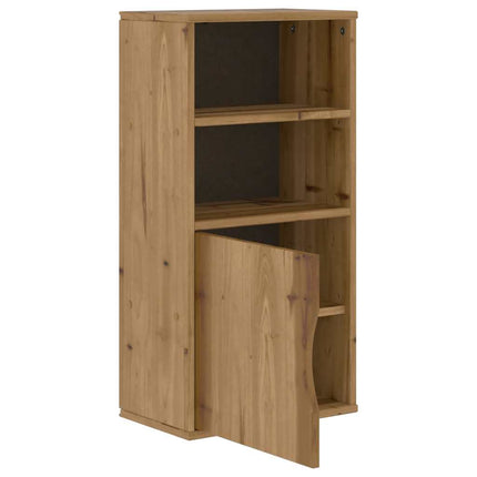 Sidoskåp ODDA 40x24x79 cm massivt trä furu