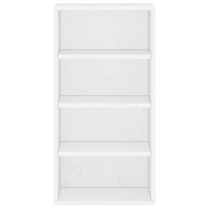 Sidoskåp ODDA vit 40x24x79 cm massivt trä furu