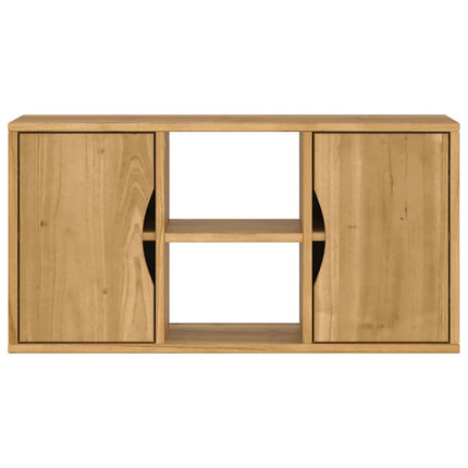 TV-bänk "ODDA" 79x24x40 cm massiv furu