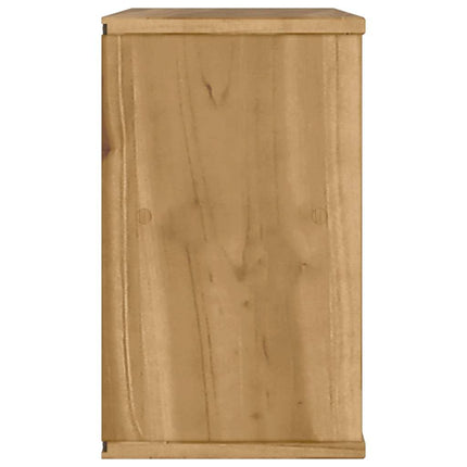 TV-bänk "ODDA" 79x24x40 cm massiv furu
