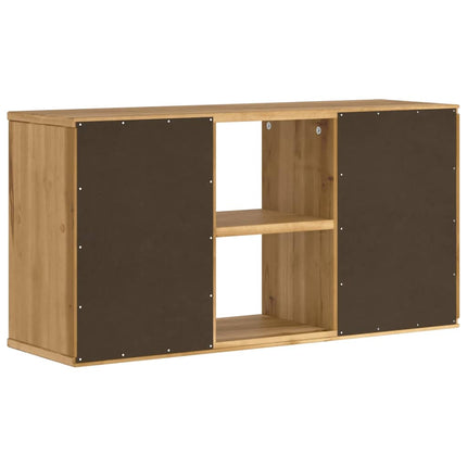 TV-bänk "ODDA" 79x24x40 cm massiv furu