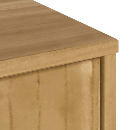 TV-bänk "ODDA" 79x24x40 cm massiv furu