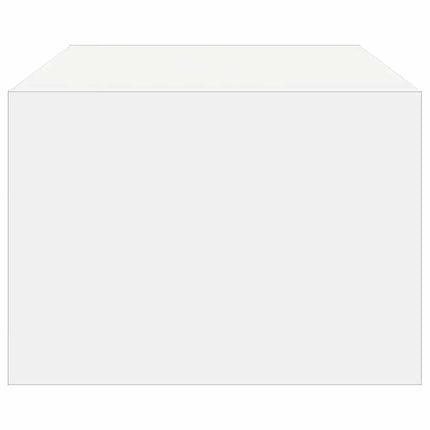 Tv-bänk med LED-belysning vit 100X35,5x25 cm