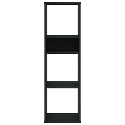 Bokhylla svart 34x31x112 cm konstruerat trä