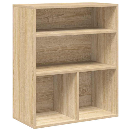 Bokhylla sonoma-ek 60x30x71,5 cm spånskiva