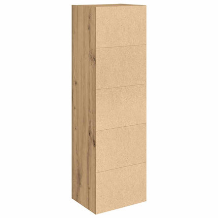 Bokhylla artisan ek 31x24x102 cm konstruerat trä