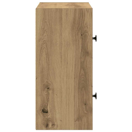 Bokhylla artisan ek 40x24x52 cm konstruerat trä