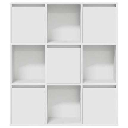 Bokhylla vit 89x24x101,5 cm konstruerat trä