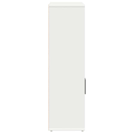 Bokhylla vit 60x24x85 cm konstruerat trä
