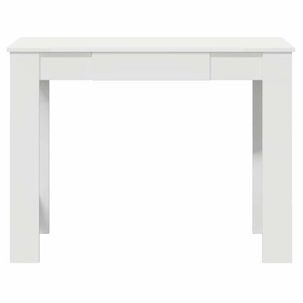 Skrivbord vit 100x45x75 cm konstruerat trä